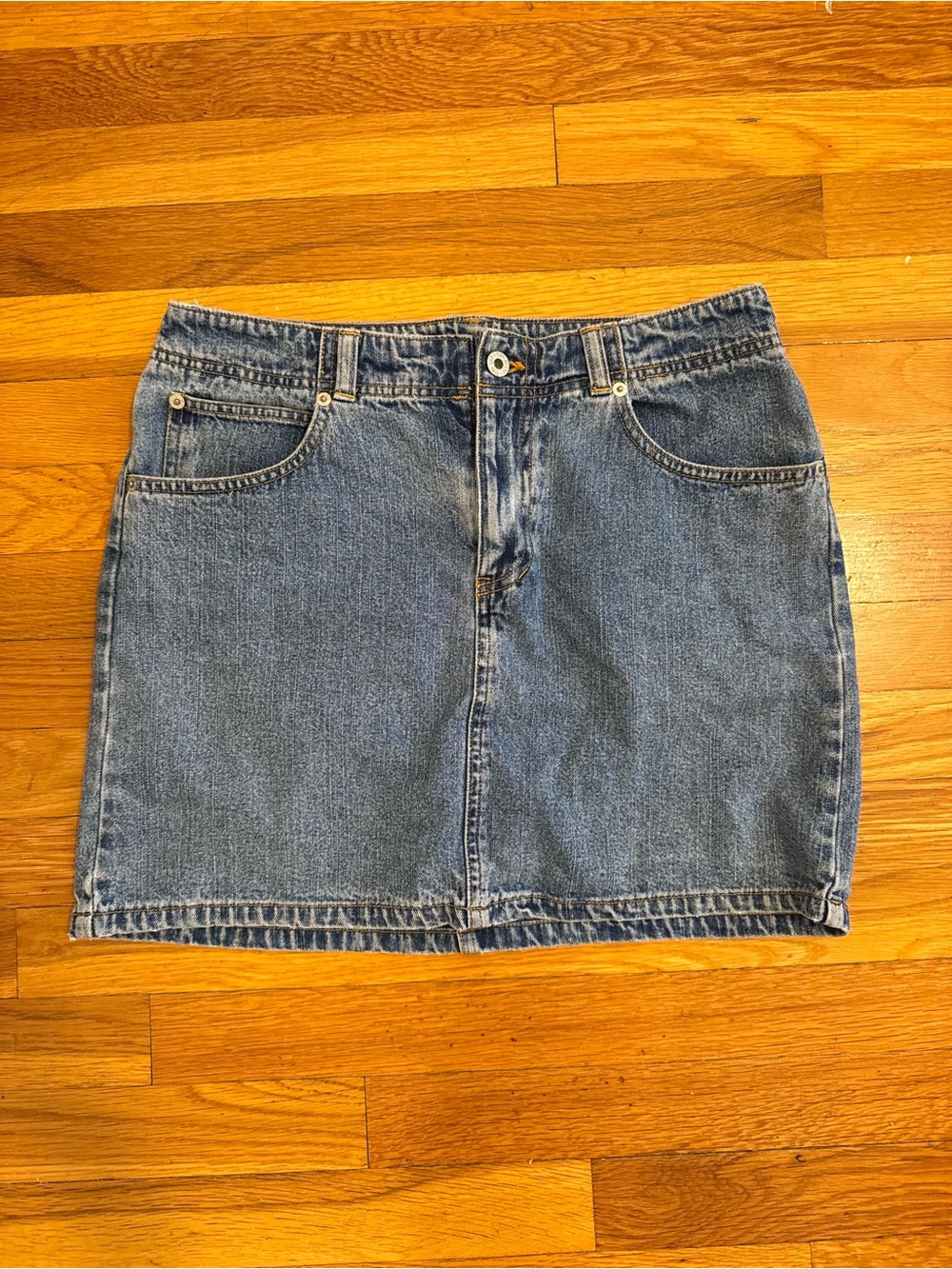 Gap Classic Blue Denim Mini Skirt - Women size 8